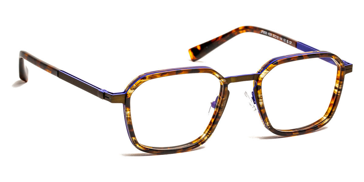 J.F. Rey® JF3033 JFR JF3033 4328 50 - 4328 Demi/Khaki/Blue Eyeglasses