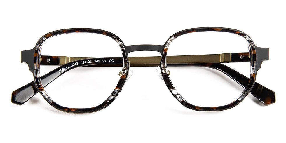 J.F. Rey® JF3036 JFR JF3036 0043 49 - 0043 Black/Demi/Khaki Eyeglasses