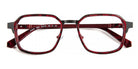 J.F. Rey® JF3037 JFR JF3037 3800 53 - 3800 Marble Red/Burgundy/Black Eyeglasses