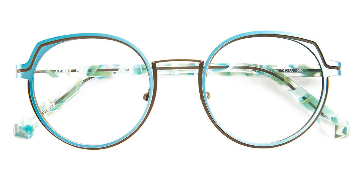 J.F. Rey® JF3039 JFR JF3039 2143 48 - 2143 Light Blue/Khaki Eyeglasses