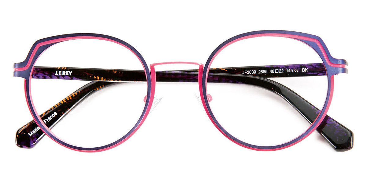J.F. Rey® JF3039 JFR JF3039 2885 48 - 2885 Dark Blue/Fuchsia Eyeglasses