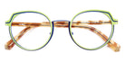 J.F. Rey® JF3039 JFR JF3039 4228 48 - 4228 Green Anise/Dark Blue Eyeglasses