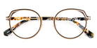 J.F. Rey® JF3039 JFR JF3039 9755 48 - 9755 Brown/Gold Eyeglasses