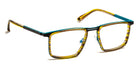 J.F. Rey® JF3042 JFR JF3042 0222 52 - 0222 Stripes Brown/Black/Blue Eyeglasses