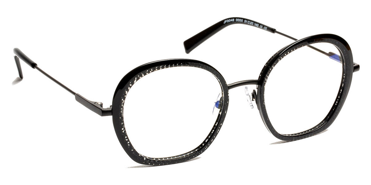 J.F. Rey® JF3048 JFR JF3048 0000 51 - 0000 Nice Black/Black Eyeglasses