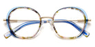 J.F. Rey® JF3048 JFR JF3048 2155 51 - 2155 Blue/Demi/Gold Eyeglasses