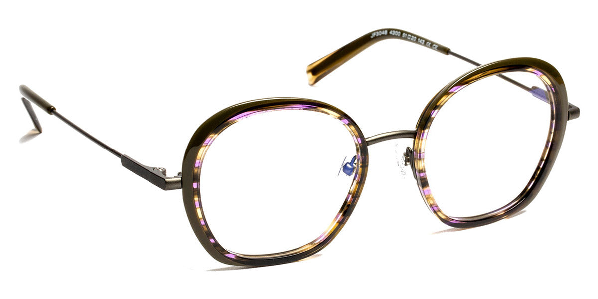 J.F. Rey® JF3048 JFR JF3048 4300 51 - 4300 Green/Black/Purple Eyeglasses