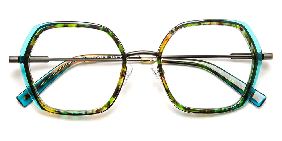 J.F. Rey® JF3049 JFR JF3049 4043 52 - 4043 Green Lace/Blue Eyeglasses