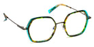 J.F. Rey® JF3049 JFR JF3049 4043 52 - 4043 Green Lace/Blue Eyeglasses