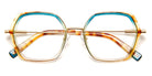 J.F. Rey® JF3049 JFR JF3049 5555 52 - 5555 Demi/Gradient Blue/Gold Eyeglasses