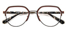 J.F. Rey® JF3050 JFR JF3050 0297 51 - 0297 Dark Gray/Brown Eyeglasses