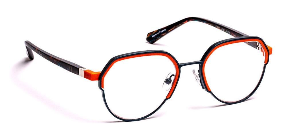 J.F. Rey® JF3050 JFR JF3050 2760 51 - 2760 Blue/Orange Eyeglasses