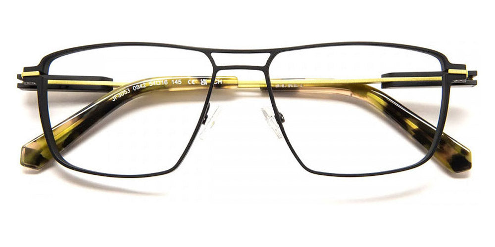 J.F. Rey® JF3053 JFR JF3053 0842 54 - 0842 Black/Green Eyeglasses