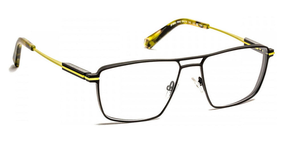 J.F. Rey® JF3053 JFR JF3053 0842 54 - 0842 Black/Green Eyeglasses