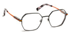 J.F. Rey® JF3054 JFR JF3054 0025 51 - 0025 Black/Orange Eyeglasses