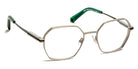 J.F. Rey® JF3054 JFR JF3054 0246 51 - 0246 Silver/Green Eyeglasses