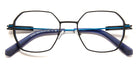 J.F. Rey® JF3054 JFR JF3054 0824 51 - 0824 Black/Turquoise Eyeglasses