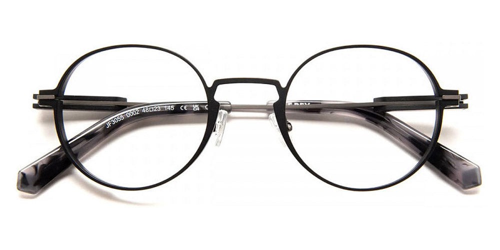 J.F. Rey® JF3055 JFR JF3055 0002 48 - 0002 Black/Gun Eyeglasses