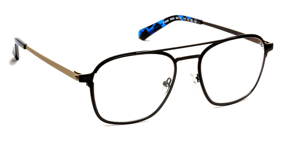 J.F. Rey® JF3058 JFR JF3058 0055 56 - 0055 Black/Gold Eyeglasses