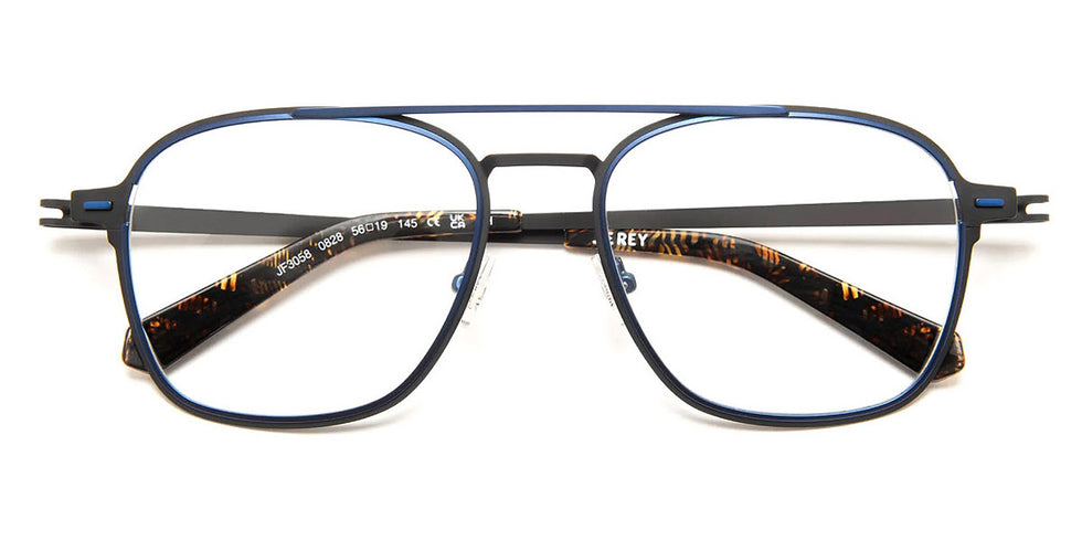 J.F. Rey® JF3058 JFR JF3058 0828 56 - 0828 Black/Blue Eyeglasses