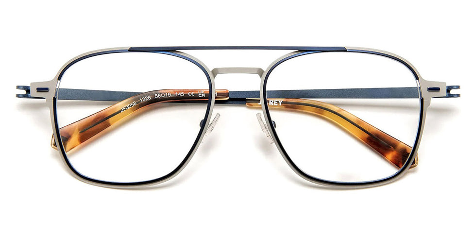 J.F. Rey® JF3058 JFR JF3058 1328 56 - 1328 Silver/Blue Eyeglasses