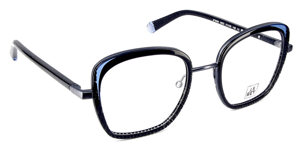 J.F. Rey® JF3059 JFR JF3059 0023 51 - 0023 Black/Blue Eyeglasses