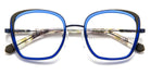 J.F. Rey® JF3059 JFR JF3059 2743 51 - 2743 Blue/Green Flower Eyeglasses
