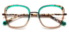 J.F. Rey® JF3059 JFR JF3059 9894 51 - 9894 Brown/Green/Demi Eyeglasses