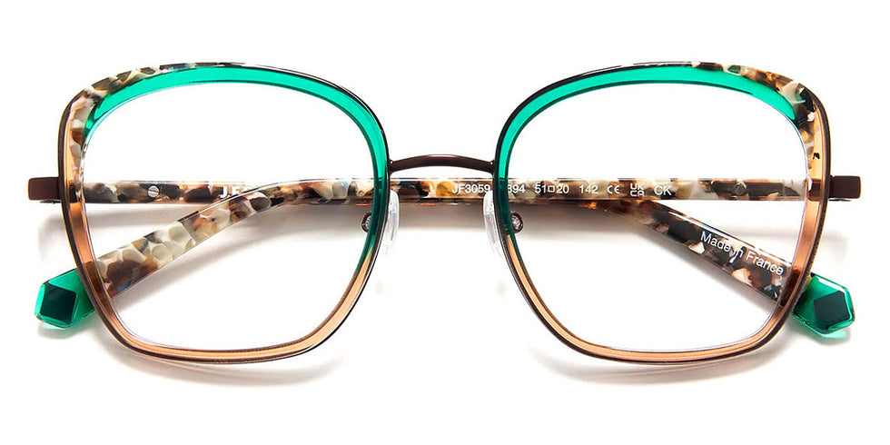 J.F. Rey® JF3059 JFR JF3059 9894 51 - 9894 Brown/Green/Demi Eyeglasses