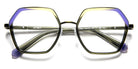J.F. Rey® JF3060 JFR JF3060 4323 53 - 4323 Green/Purple Eyeglasses