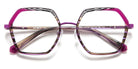J.F. Rey® JF3060 JFR JF3060 7800 53 - 7800 Stripes Purple/Black/Pink Eyeglasses