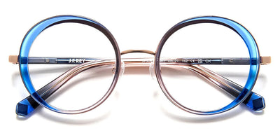 J.F. Rey® JF3061 JFR JF3061 2581 49 - 2581 Blue/Pink Gold/Gradient Pink Eyeglasses