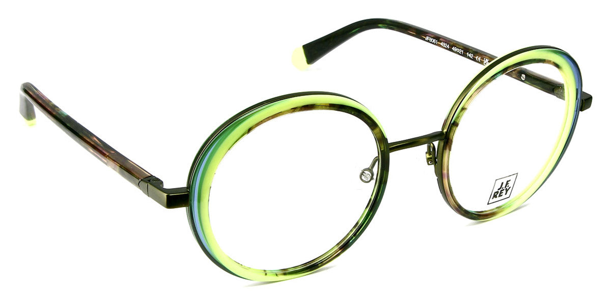 J.F. Rey® JF3061 JFR JF3061 4324 49 - 4324 Khaki/Green/Blue Eyeglasses