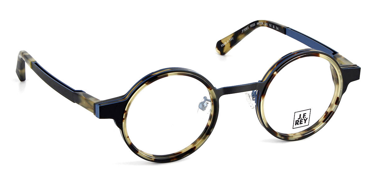 J.F. Rey® JF3063 JFR JF3063 0025 44 - 0025 Black Demi/Blue Jean Eyeglasses