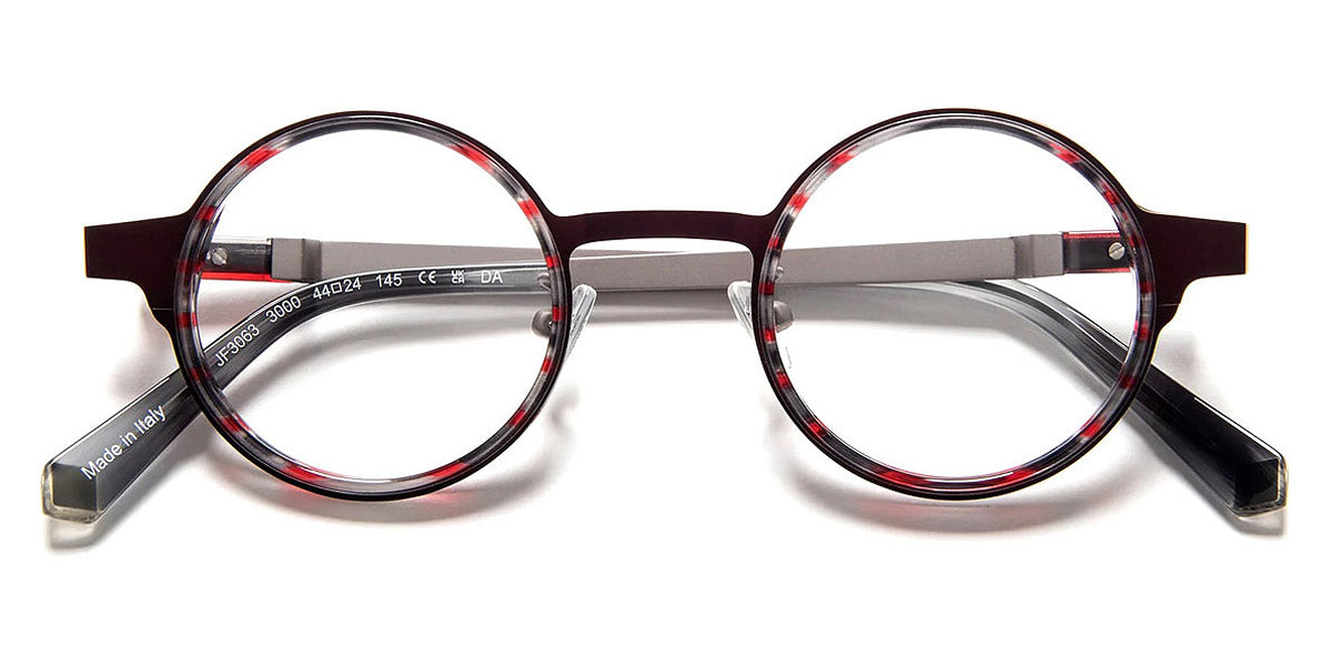 J.F. Rey® JF3063 JFR JF3063 3000 44 - 3000 Red/Black Eyeglasses