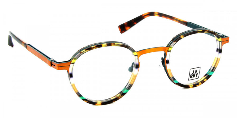 J.F. Rey® JF3065 JFR JF3065 6090 45 - 6090 Demi/Orange/Yellow Eyeglasses