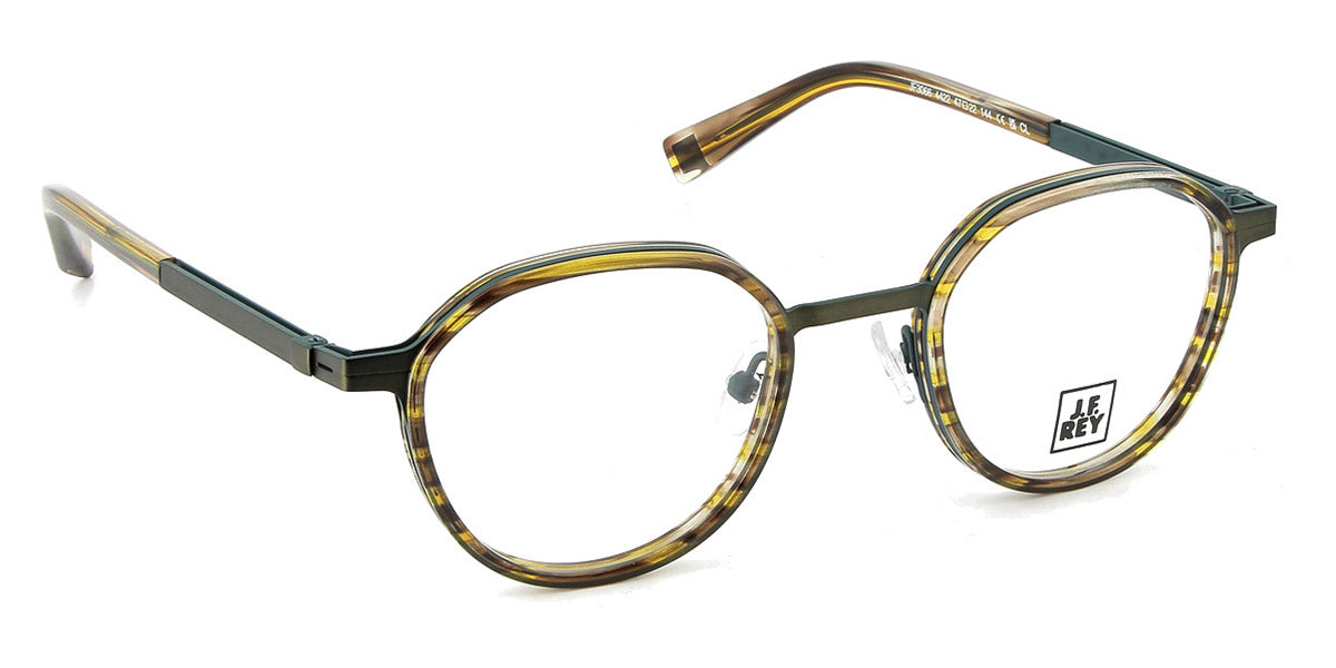 J.F. Rey® JF3066 JFR JF3066 4422 47 - 4422 Demi Green/Blue Eyeglasses