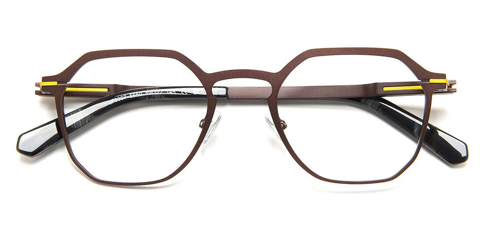 J.F. Rey® JF3067 JFR JF3067 5650 49 - 5650 Brown/Yellow Eyeglasses