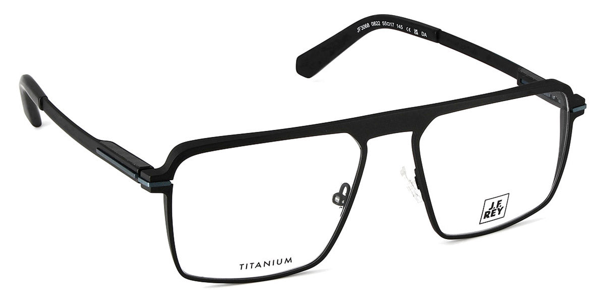 J.F. Rey® JF3068 JFR JF3068 0822 55 - 0822 Black/Blue Eyeglasses