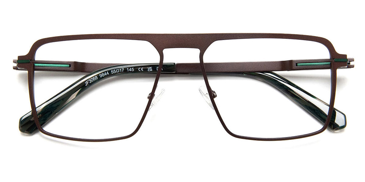 J.F. Rey® JF3068 JFR JF3068 9844 55 - 9844 Brown Green Eyeglasses