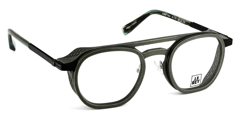 J.F. Rey® JF3069 JFR JF3069 4300 48 - 4300 Khaki/Black Eyeglasses