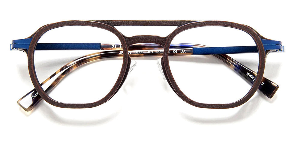 J.F. Rey® JF3069 JFR JF3069 9222 48 - 9222 Brown/Blue Overseas Eyeglasses