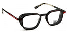 J.F. Rey® JF3070 JFR JF3070 0030 50 - 0030 Black/Red Eyeglasses