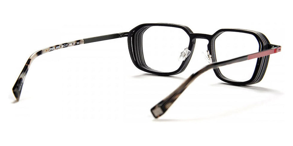 J.F. Rey® JF3070 JFR JF3070 0030 50 - 0030 Black/Red Eyeglasses