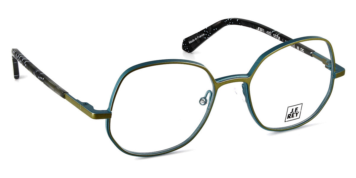 J.F. Rey® JF3071 JFR JF3071 4322 52 - 4322 Khaki/Blue Eyeglasses