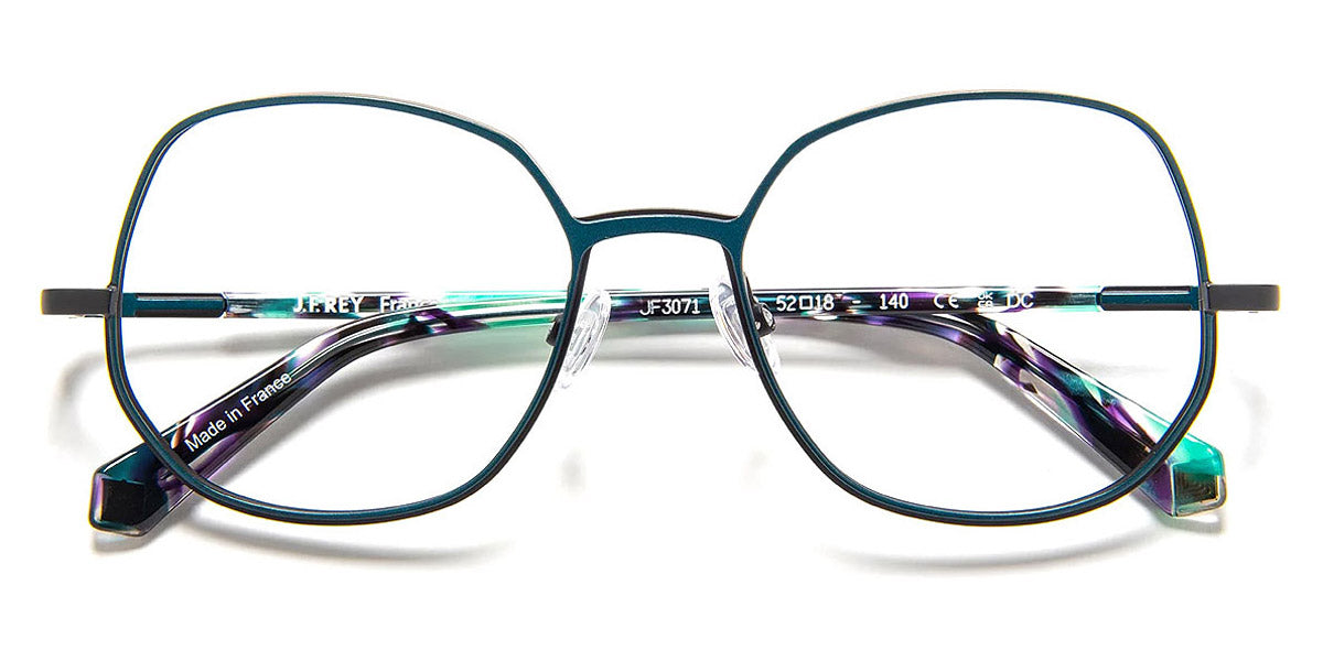 J.F. Rey® JF3071 JFR JF3071 4400 52 - 4400 Blue Peacock/Black Eyeglasses