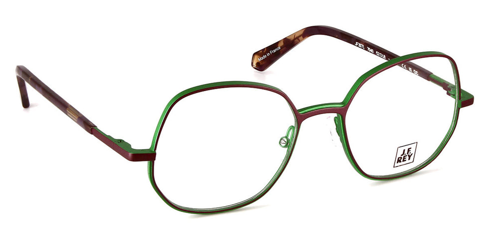 J.F. Rey® JF3071 JFR JF3071 7040 52 - 7040 Purple/Green Eyeglasses