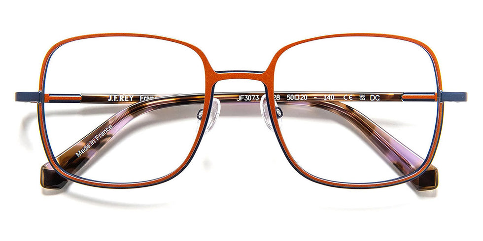 J.F. Rey® JF3073 JFR JF3073 3328 50 - 3328 Orange/Blue Eyeglasses