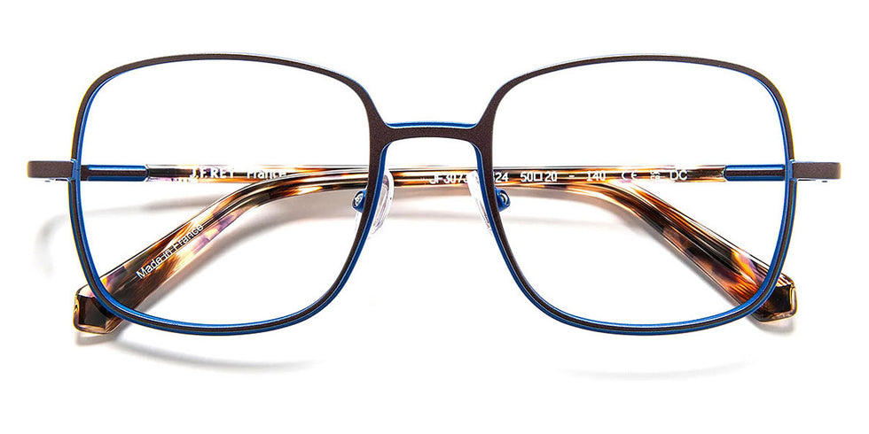 J.F. Rey® JF3073 JFR JF3073 9824 50 - 9824 Brown/Blue Eyeglasses