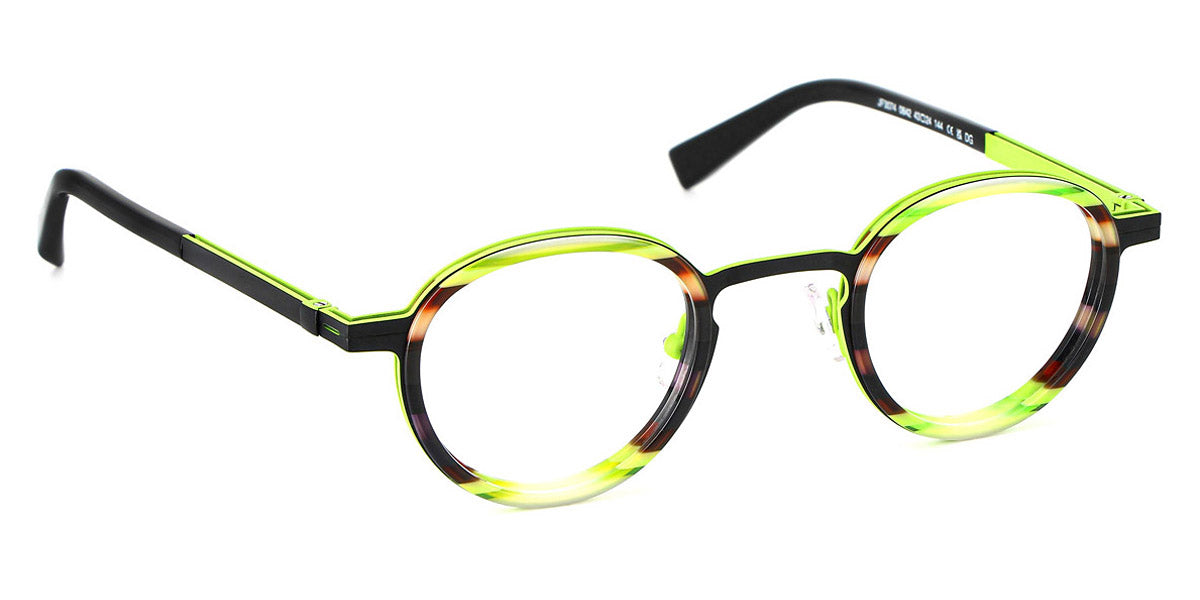 J.F. Rey® JF3074 JFR JF3074 0842 43 - 0842 Black/Green/Brown Eyeglasses
